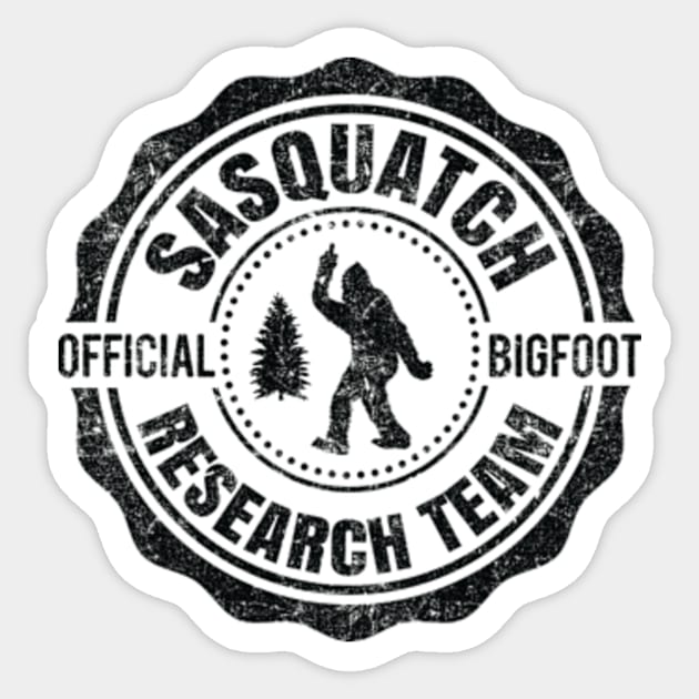 Sasquatch Research Team Sticker by AdultSh*t